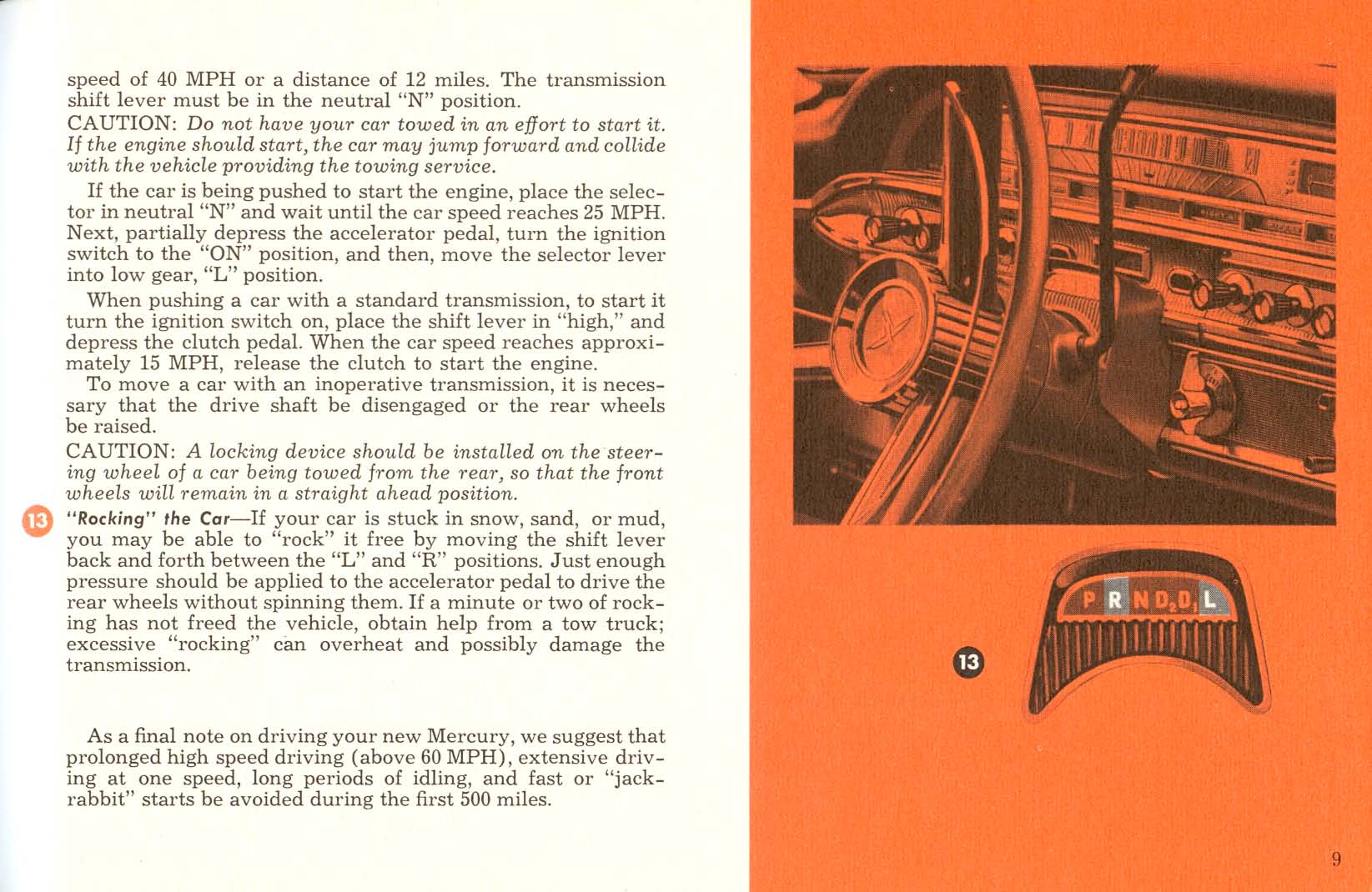 1961 Mercury Owners Manual Page 18